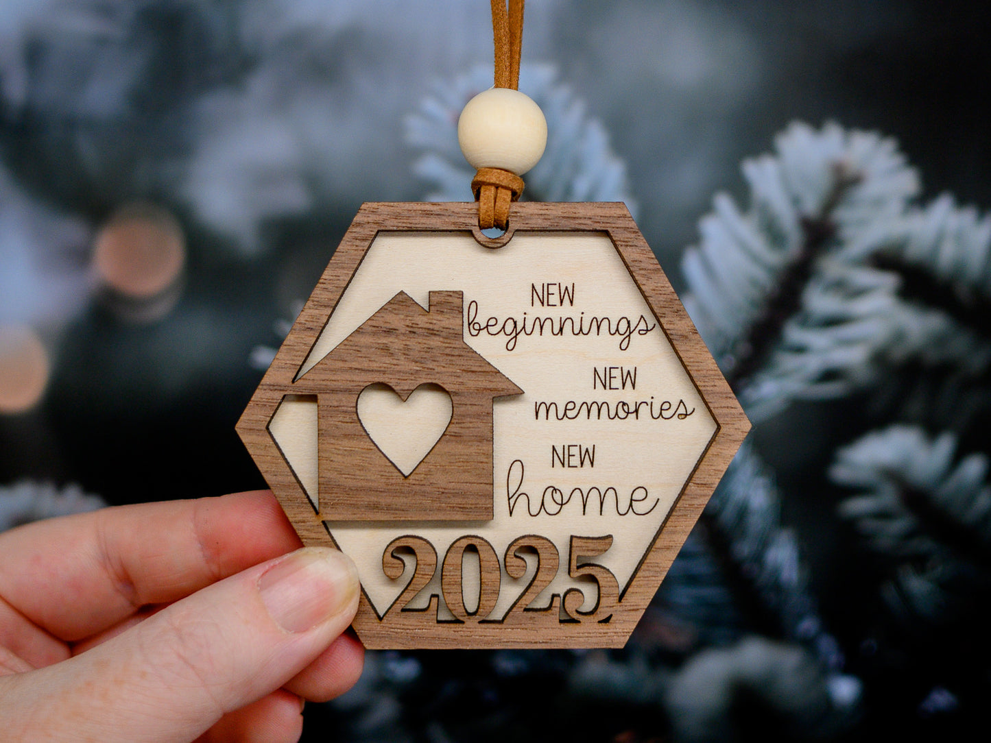 New Home Ornament, 2025 Christmas Holiday Ornament